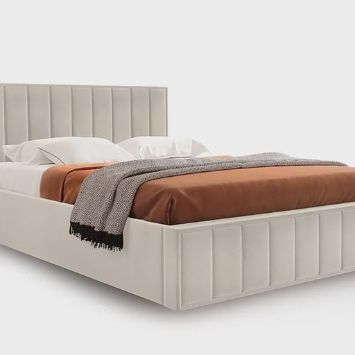 Кровать «Женева», мора бежевая