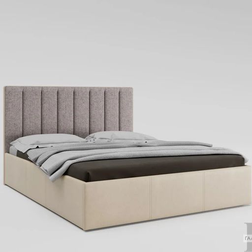 Кровать с подъёмным механизмом «Прага», бежевая