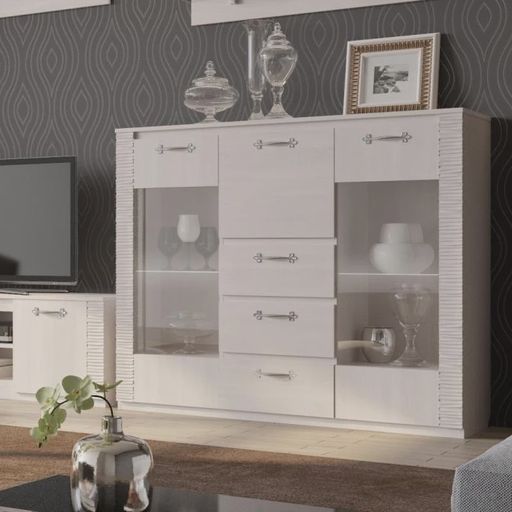 Комод с баром «Элана», белый