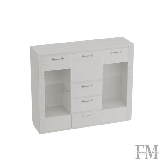 Комод с баром «Элана», белый