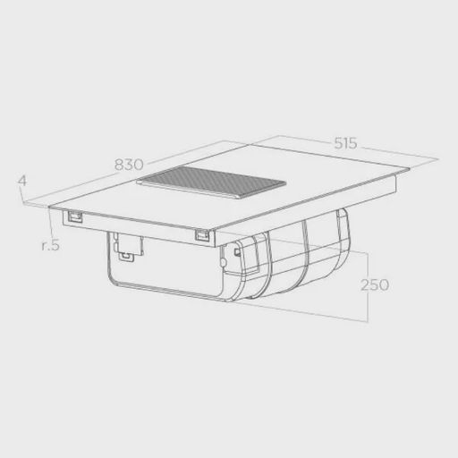 Индукционная варочная панель ELICA NIKOLATESLA PRIME S BL/A/83