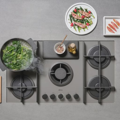 Газовая варочная панель ELICA NIKOLATESLA FLAME EVO GR/A/88