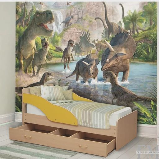 Детская кровать "Малыш-2", (800x1600)