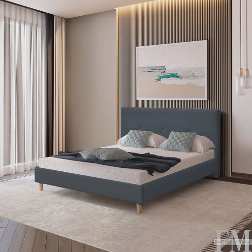 Кровать «Венера 16М», темно-серый